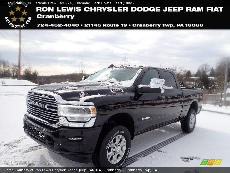 Diamond Black Crystal Pearl / Black 2023 Ram 2500 Laramie Crew Cab 4x4