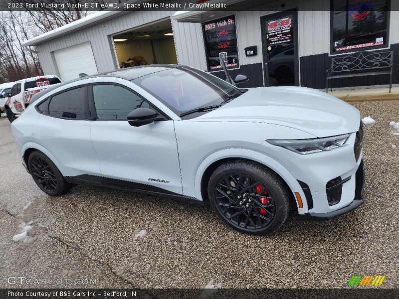  2023 Mustang Mach-E GT eAWD Space White Metallic