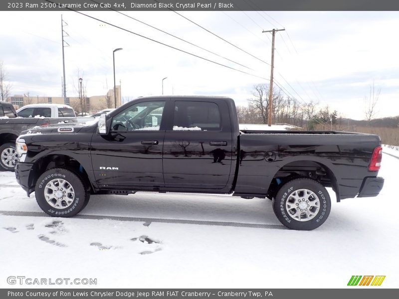 Diamond Black Crystal Pearl / Black 2023 Ram 2500 Laramie Crew Cab 4x4