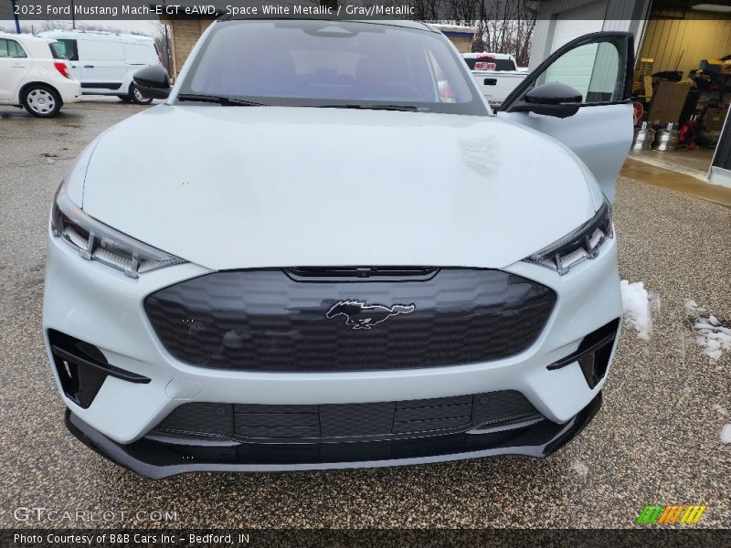 Space White Metallic / Gray/Metallic 2023 Ford Mustang Mach-E GT eAWD