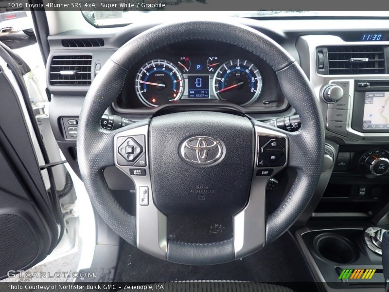 Super White / Graphite 2016 Toyota 4Runner SR5 4x4