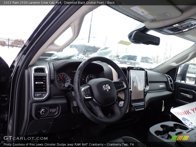 Dashboard of 2023 2500 Laramie Crew Cab 4x4