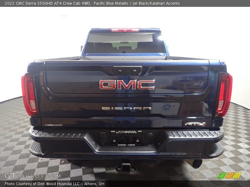Pacific Blue Metallic / Jet Black/Kalahari Accents 2022 GMC Sierra 3500HD AT4 Crew Cab 4WD