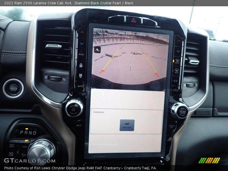 Controls of 2023 2500 Laramie Crew Cab 4x4