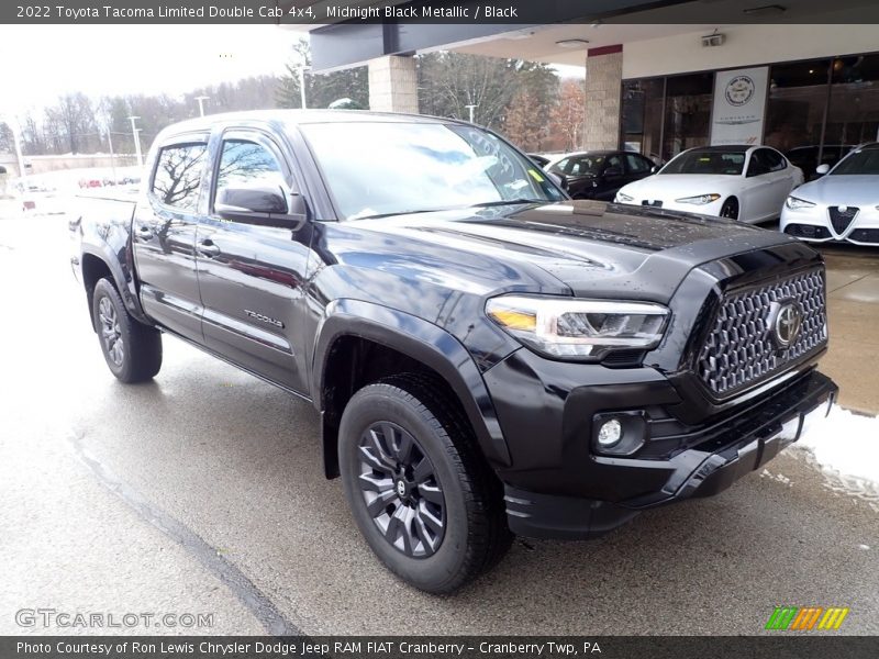 Midnight Black Metallic / Black 2022 Toyota Tacoma Limited Double Cab 4x4