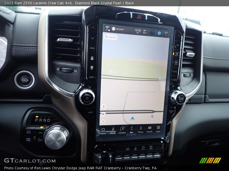 Navigation of 2023 2500 Laramie Crew Cab 4x4