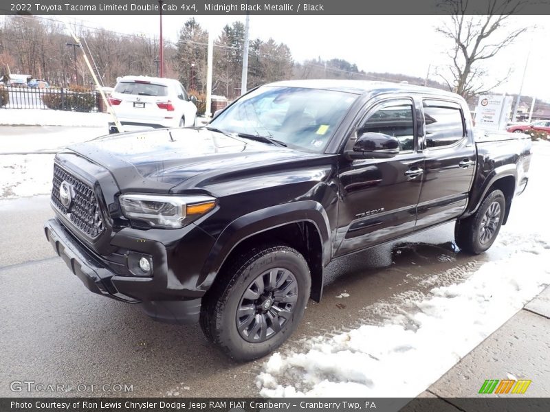 Midnight Black Metallic / Black 2022 Toyota Tacoma Limited Double Cab 4x4