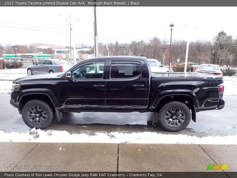  2022 Tacoma Limited Double Cab 4x4 Midnight Black Metallic