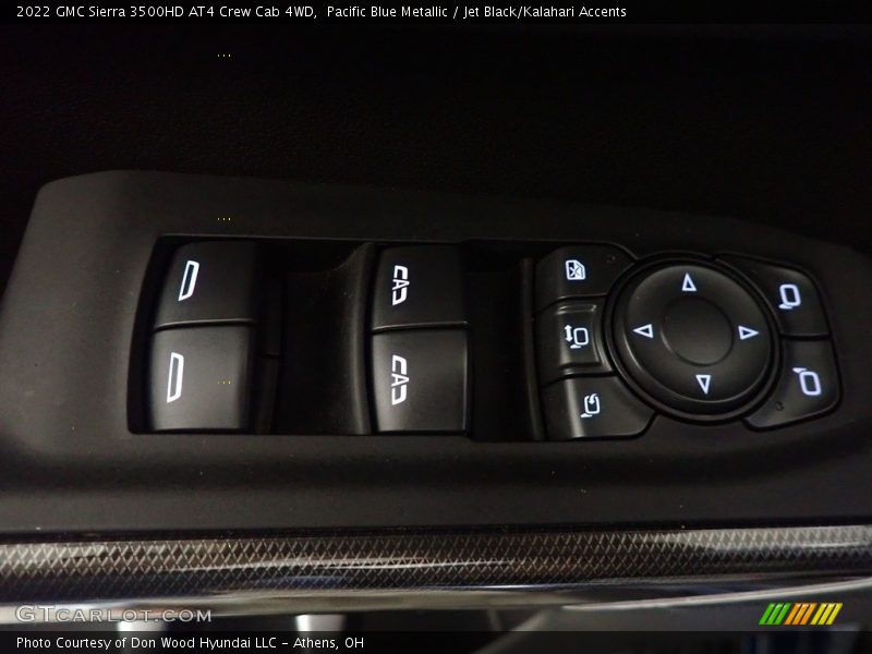 Pacific Blue Metallic / Jet Black/Kalahari Accents 2022 GMC Sierra 3500HD AT4 Crew Cab 4WD
