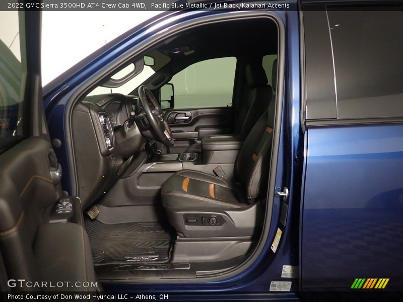 Pacific Blue Metallic / Jet Black/Kalahari Accents 2022 GMC Sierra 3500HD AT4 Crew Cab 4WD