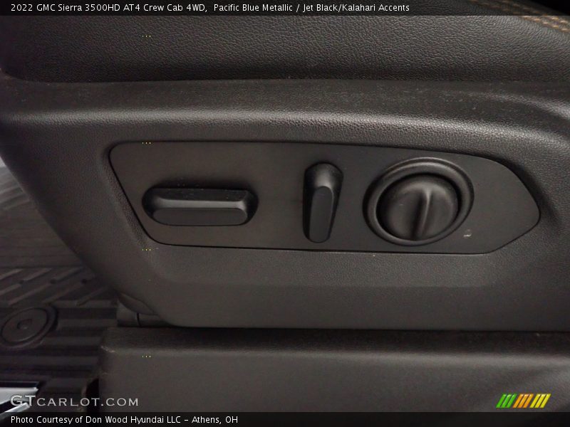 Pacific Blue Metallic / Jet Black/Kalahari Accents 2022 GMC Sierra 3500HD AT4 Crew Cab 4WD