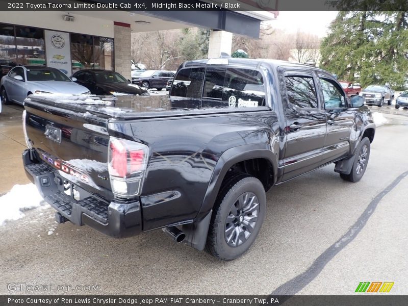Midnight Black Metallic / Black 2022 Toyota Tacoma Limited Double Cab 4x4