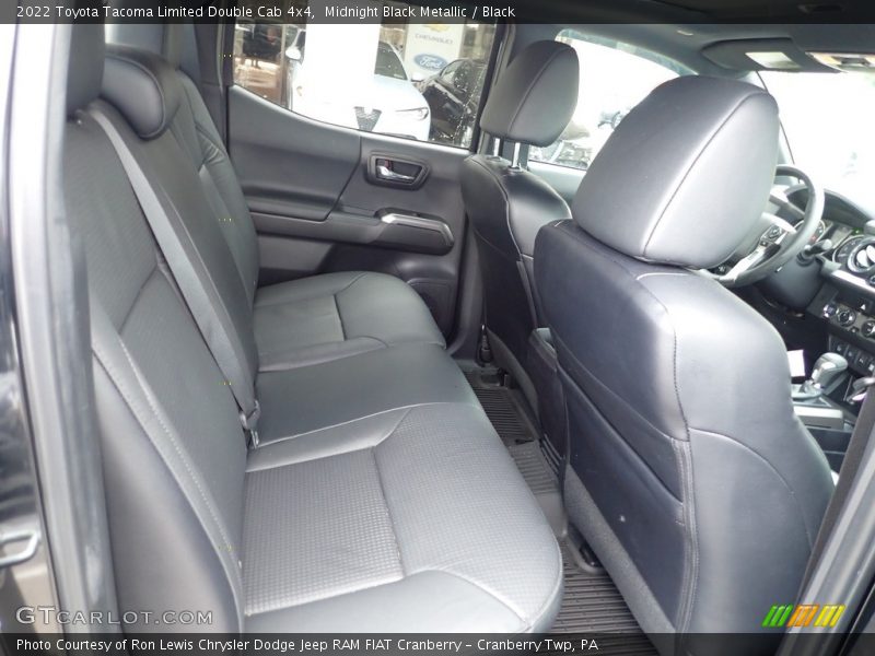 Rear Seat of 2022 Tacoma Limited Double Cab 4x4
