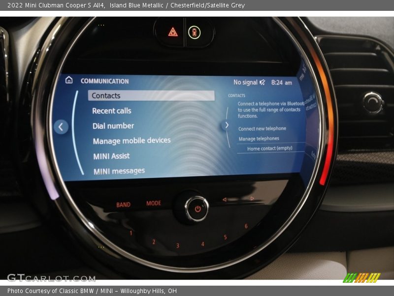 Controls of 2022 Clubman Cooper S All4