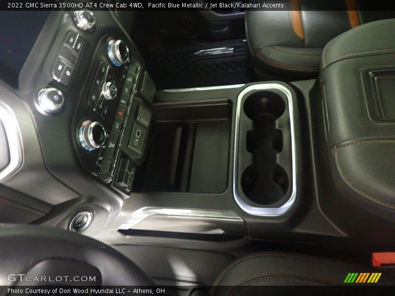 Pacific Blue Metallic / Jet Black/Kalahari Accents 2022 GMC Sierra 3500HD AT4 Crew Cab 4WD