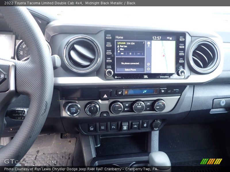 Midnight Black Metallic / Black 2022 Toyota Tacoma Limited Double Cab 4x4