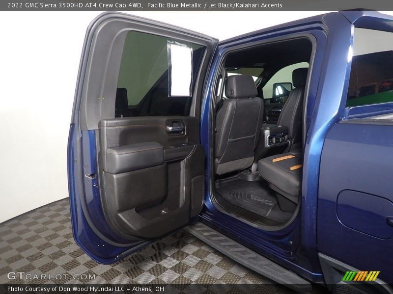 Pacific Blue Metallic / Jet Black/Kalahari Accents 2022 GMC Sierra 3500HD AT4 Crew Cab 4WD