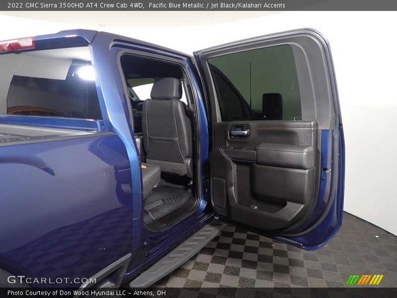 Pacific Blue Metallic / Jet Black/Kalahari Accents 2022 GMC Sierra 3500HD AT4 Crew Cab 4WD