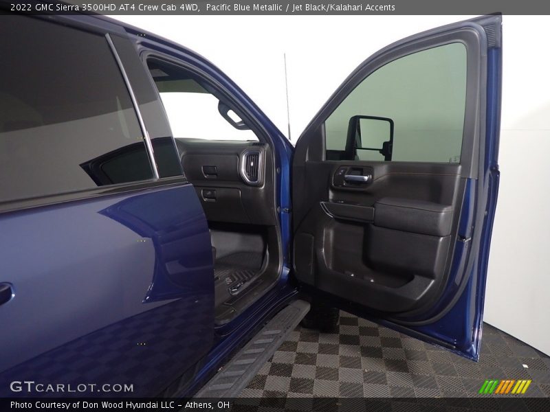 Pacific Blue Metallic / Jet Black/Kalahari Accents 2022 GMC Sierra 3500HD AT4 Crew Cab 4WD