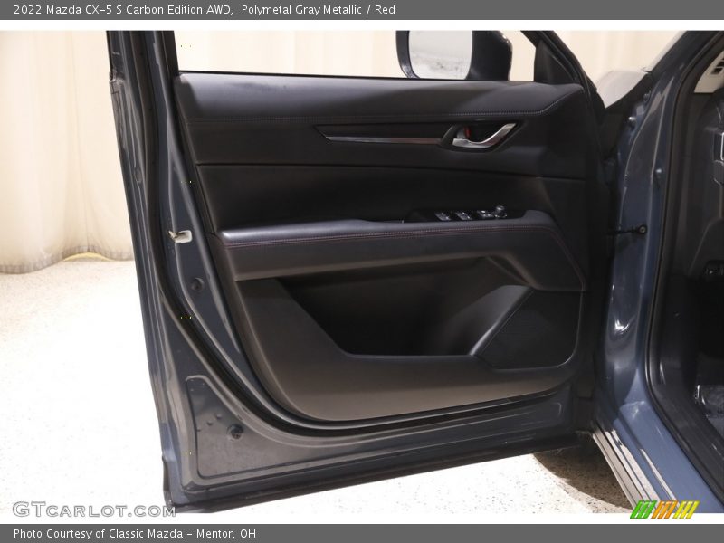 Polymetal Gray Metallic / Red 2022 Mazda CX-5 S Carbon Edition AWD