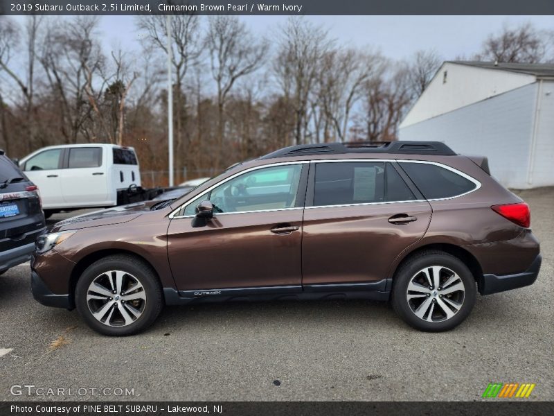 Cinnamon Brown Pearl / Warm Ivory 2019 Subaru Outback 2.5i Limited
