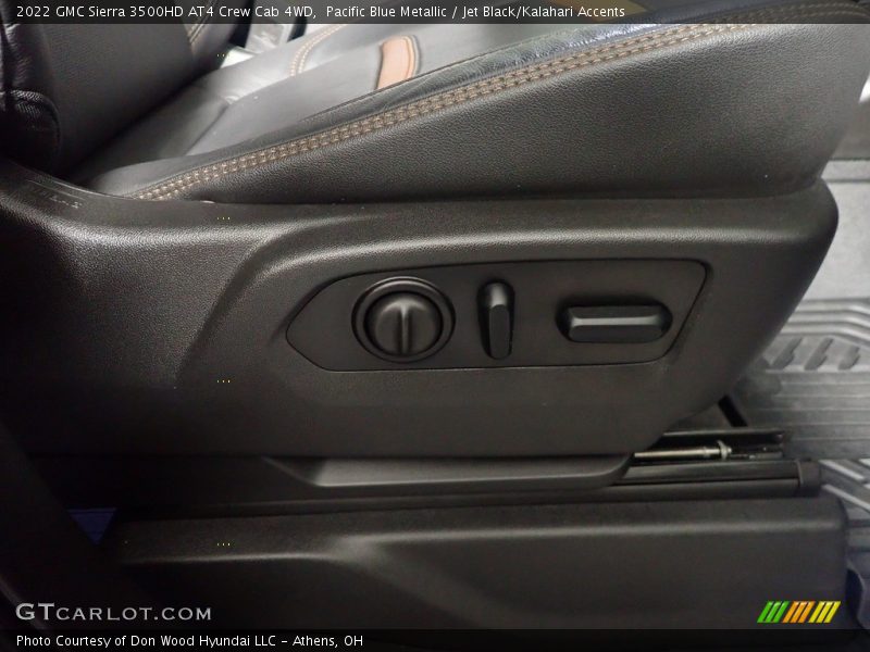 Pacific Blue Metallic / Jet Black/Kalahari Accents 2022 GMC Sierra 3500HD AT4 Crew Cab 4WD
