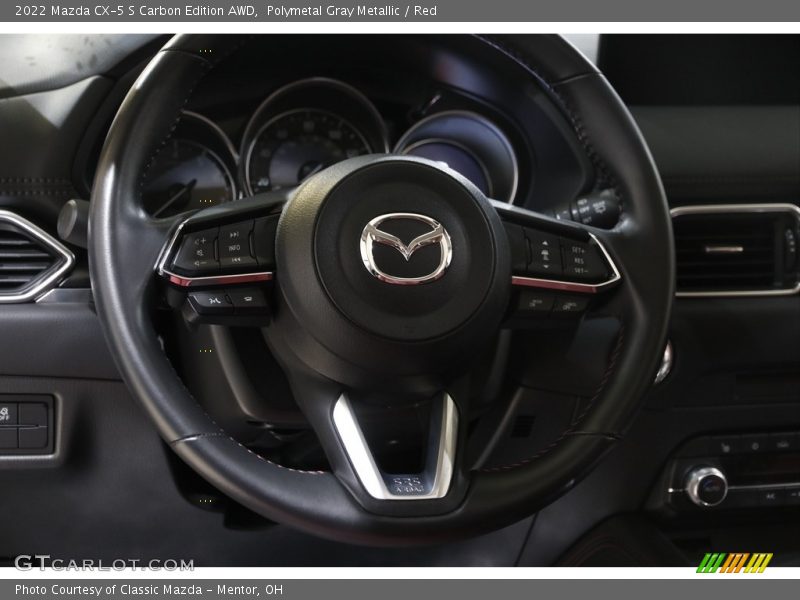 Polymetal Gray Metallic / Red 2022 Mazda CX-5 S Carbon Edition AWD