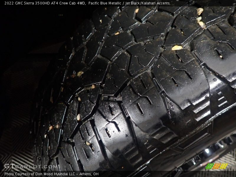 Pacific Blue Metallic / Jet Black/Kalahari Accents 2022 GMC Sierra 3500HD AT4 Crew Cab 4WD