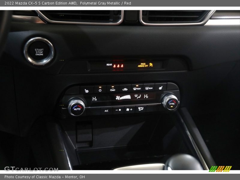 Polymetal Gray Metallic / Red 2022 Mazda CX-5 S Carbon Edition AWD