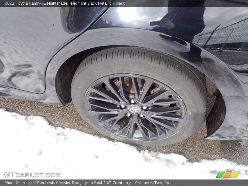 Midnight Black Metallic / Black 2022 Toyota Camry SE Nightshade