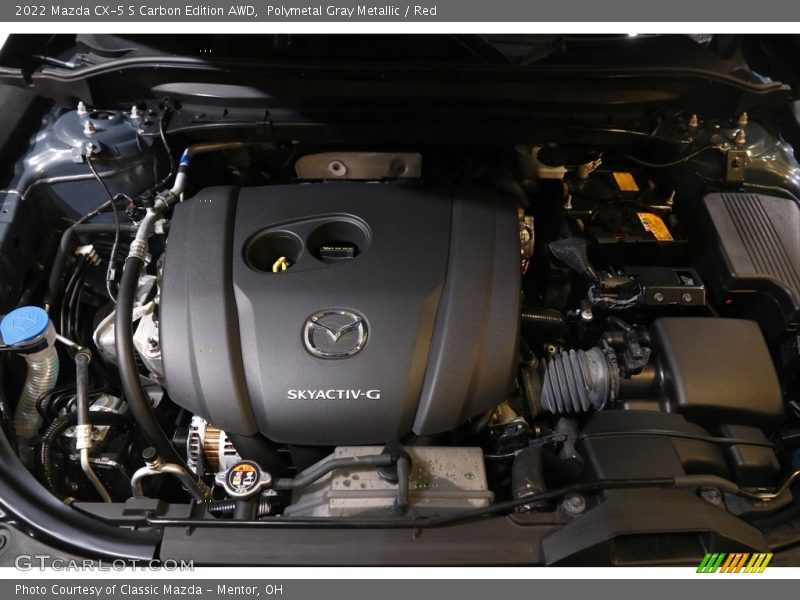 Polymetal Gray Metallic / Red 2022 Mazda CX-5 S Carbon Edition AWD