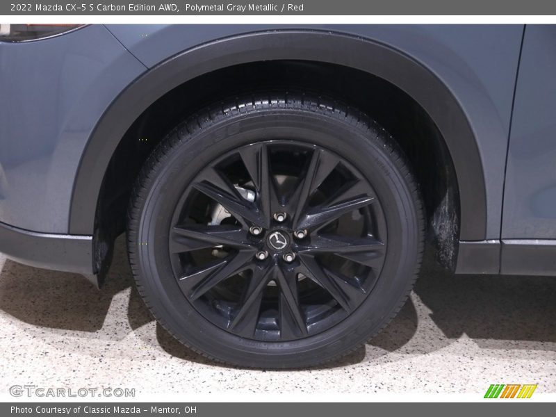 Polymetal Gray Metallic / Red 2022 Mazda CX-5 S Carbon Edition AWD