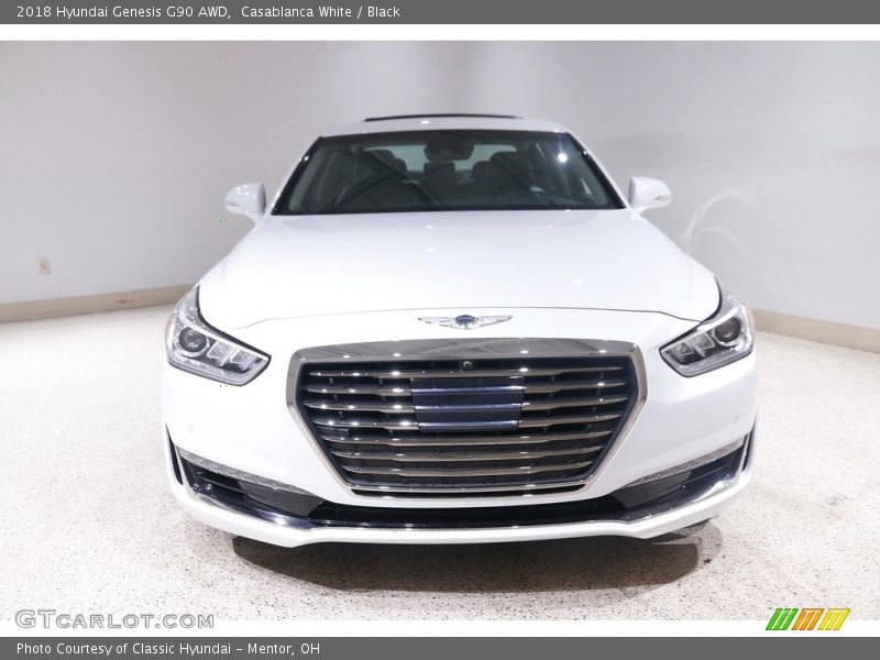 Casablanca White / Black 2018 Hyundai Genesis G90 AWD