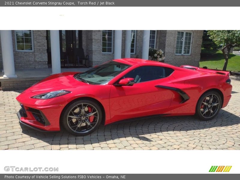 Torch Red / Jet Black 2021 Chevrolet Corvette Stingray Coupe