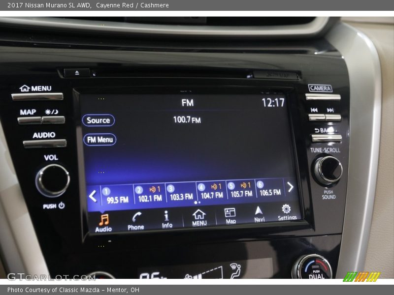 Cayenne Red / Cashmere 2017 Nissan Murano SL AWD