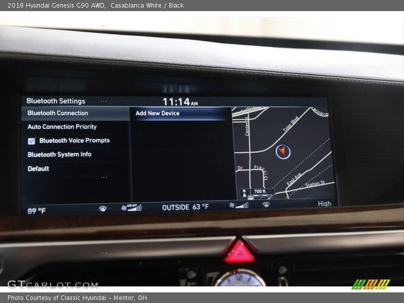 Controls of 2018 Genesis G90 AWD