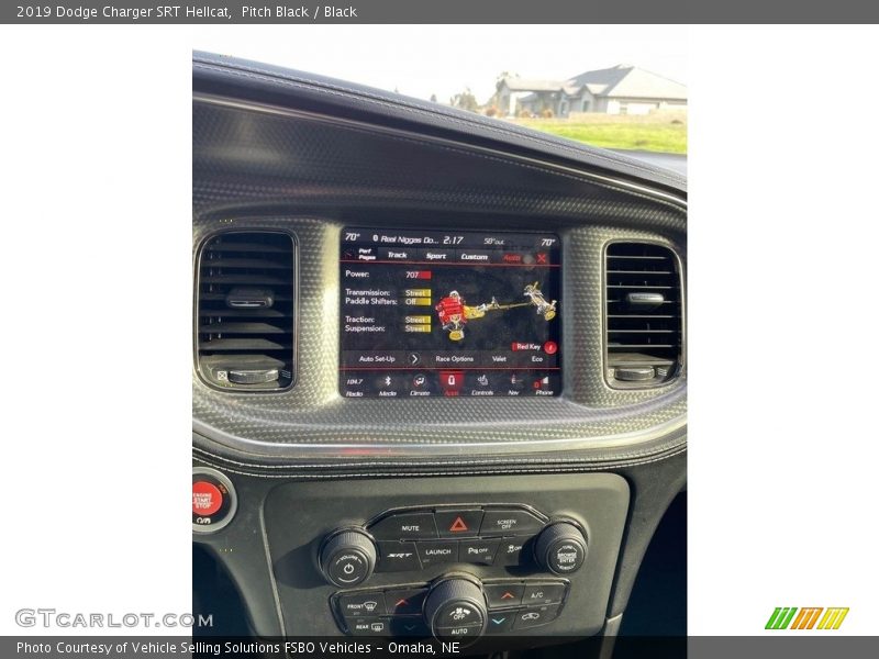 Pitch Black / Black 2019 Dodge Charger SRT Hellcat