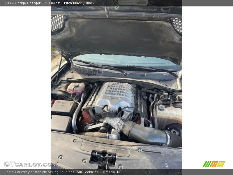 Pitch Black / Black 2019 Dodge Charger SRT Hellcat