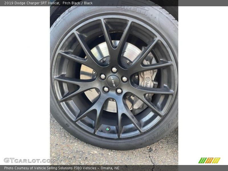 Pitch Black / Black 2019 Dodge Charger SRT Hellcat