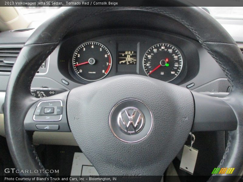 Tornado Red / Cornsilk Beige 2013 Volkswagen Jetta SE Sedan