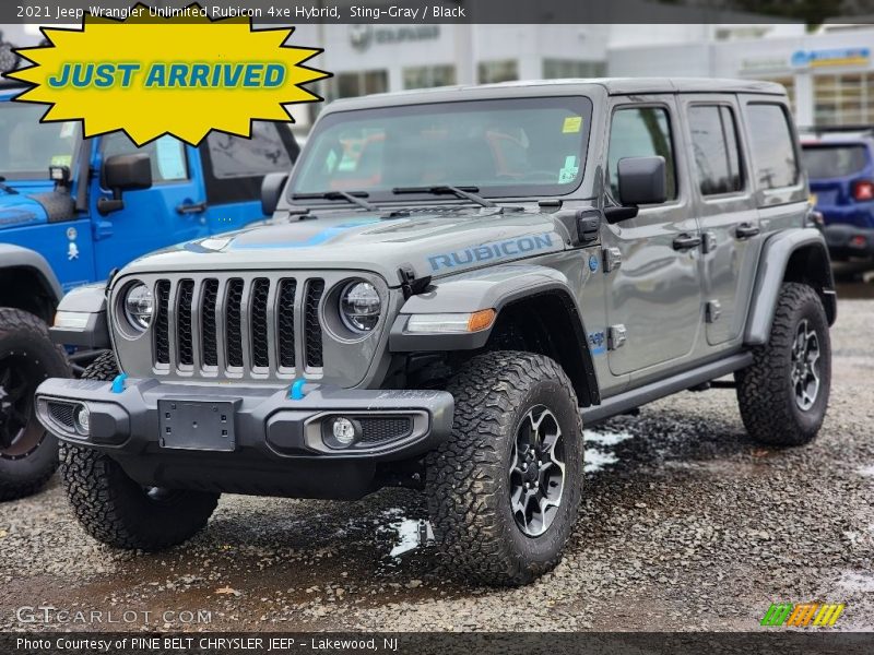 Sting-Gray / Black 2021 Jeep Wrangler Unlimited Rubicon 4xe Hybrid