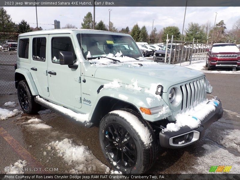 Earl / Black 2023 Jeep Wrangler Unlimited Sahara 4XE Hybrid