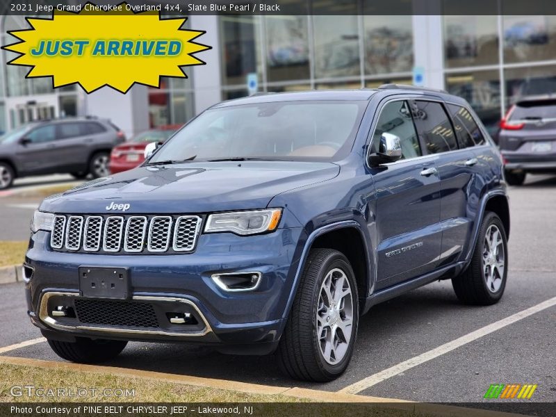 Slate Blue Pearl / Black 2021 Jeep Grand Cherokee Overland 4x4