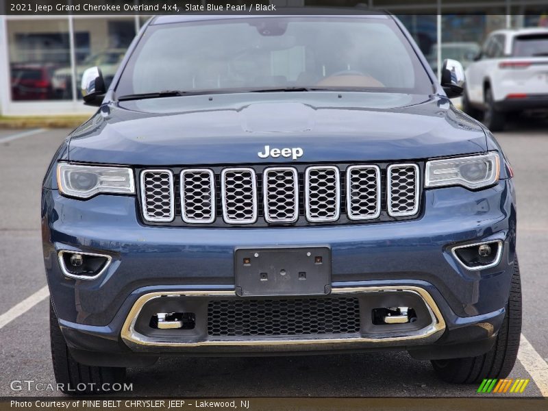 Slate Blue Pearl / Black 2021 Jeep Grand Cherokee Overland 4x4