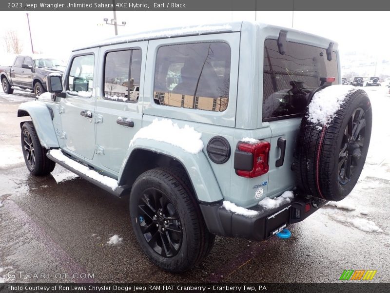Earl / Black 2023 Jeep Wrangler Unlimited Sahara 4XE Hybrid