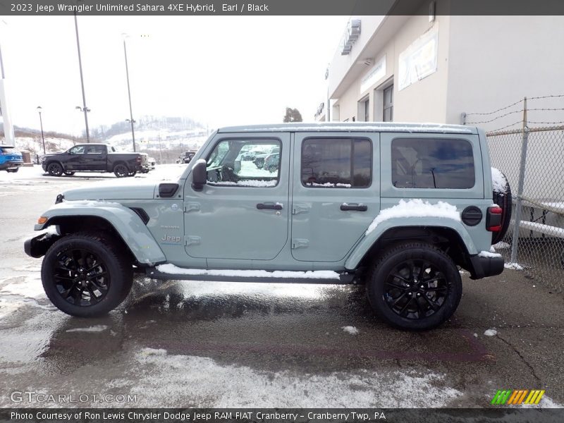 Earl / Black 2023 Jeep Wrangler Unlimited Sahara 4XE Hybrid