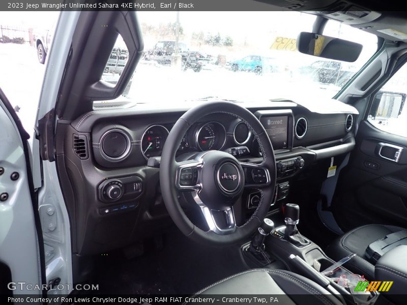 Earl / Black 2023 Jeep Wrangler Unlimited Sahara 4XE Hybrid