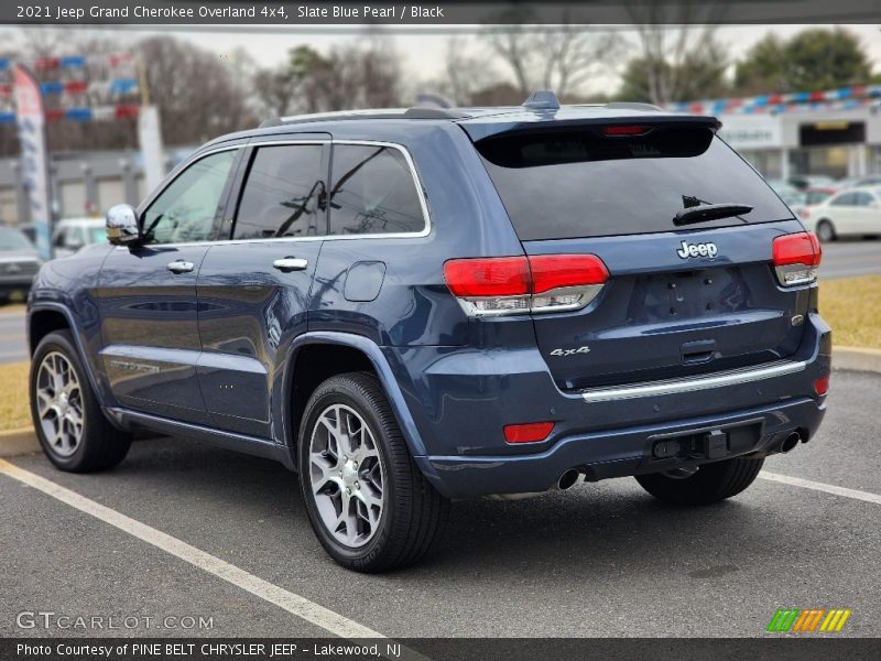 Slate Blue Pearl / Black 2021 Jeep Grand Cherokee Overland 4x4