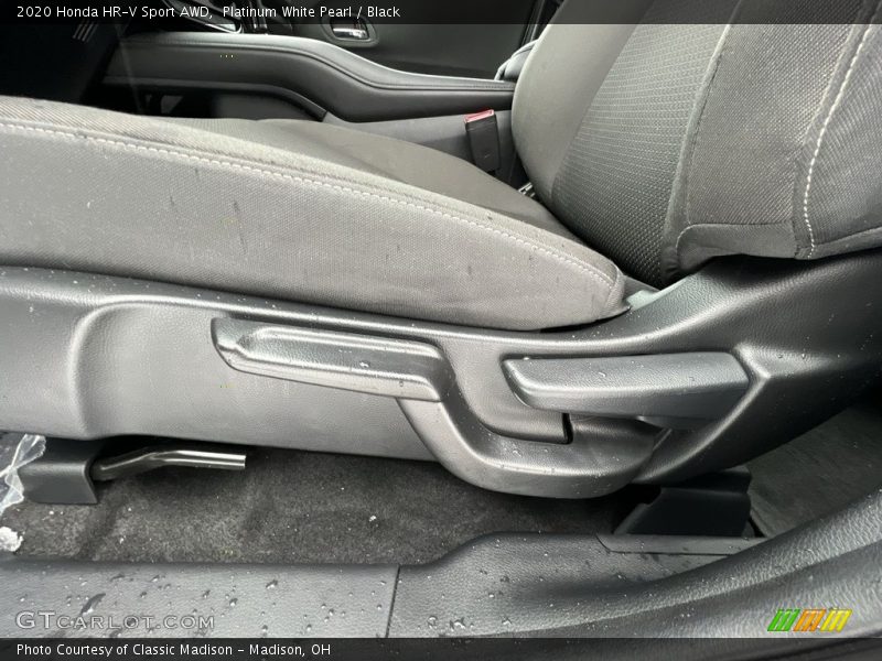 Platinum White Pearl / Black 2020 Honda HR-V Sport AWD