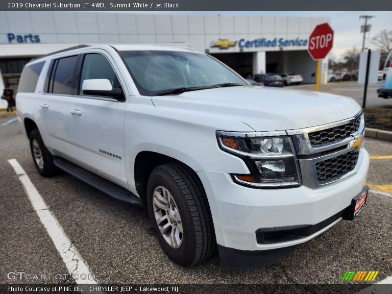 Summit White / Jet Black 2019 Chevrolet Suburban LT 4WD